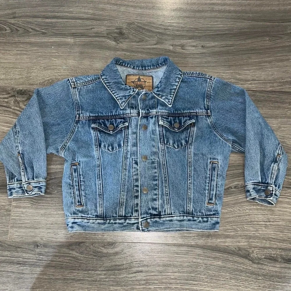 Vintage 90s Kids Blue denim jacket size 6/7